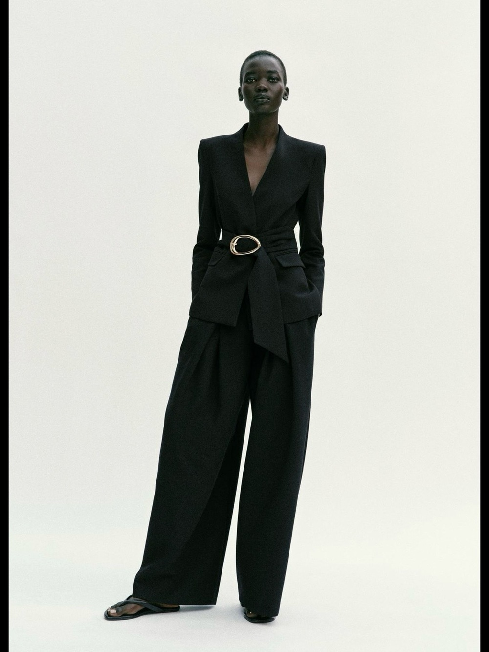 Zara black tailored blazer